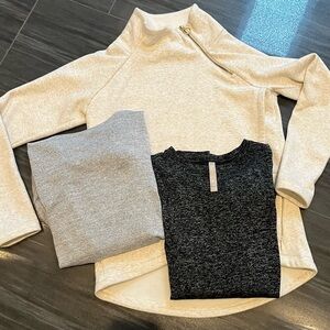 Lot of 3 XS Athleta tops